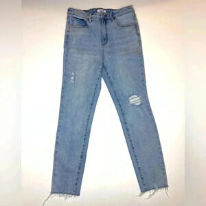 Oat New York Women’s High Rise Skinny Ankle Jeans Size- 28